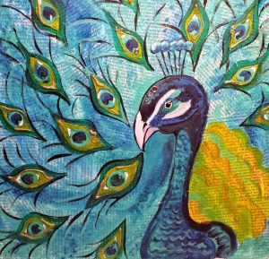 Peacock Painting